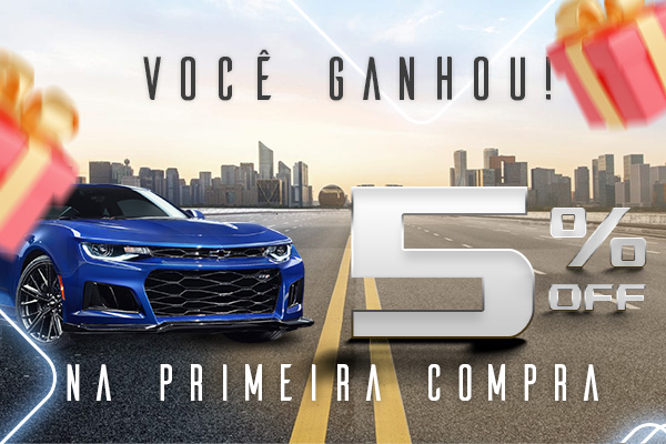 Cupom de 5% para primeira compra